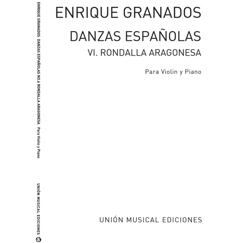 Granados: Danza Espanola No.6 Rondalla Aragonesa for Violin and Piano