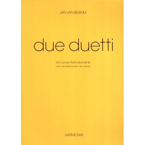 Due Duetti - Jan van Beekum