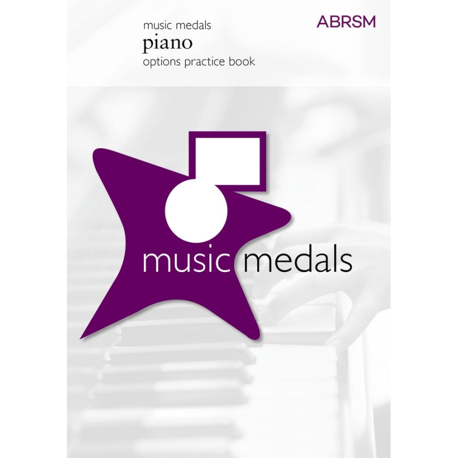 Music Medals Piano Options Practice Book