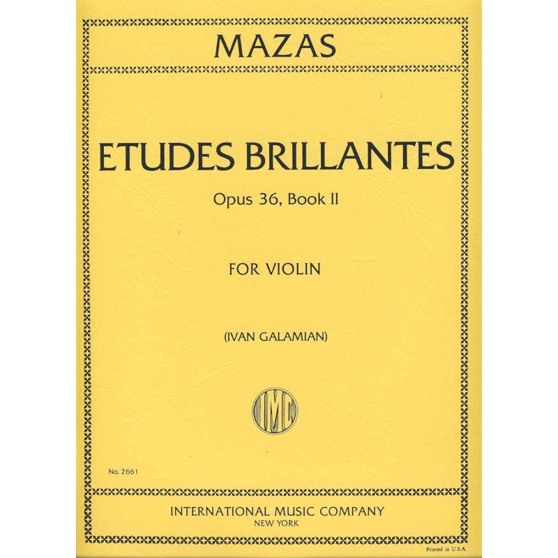 Mazas, Jacques-Féréol - Etudes Brillantes op.36/2 