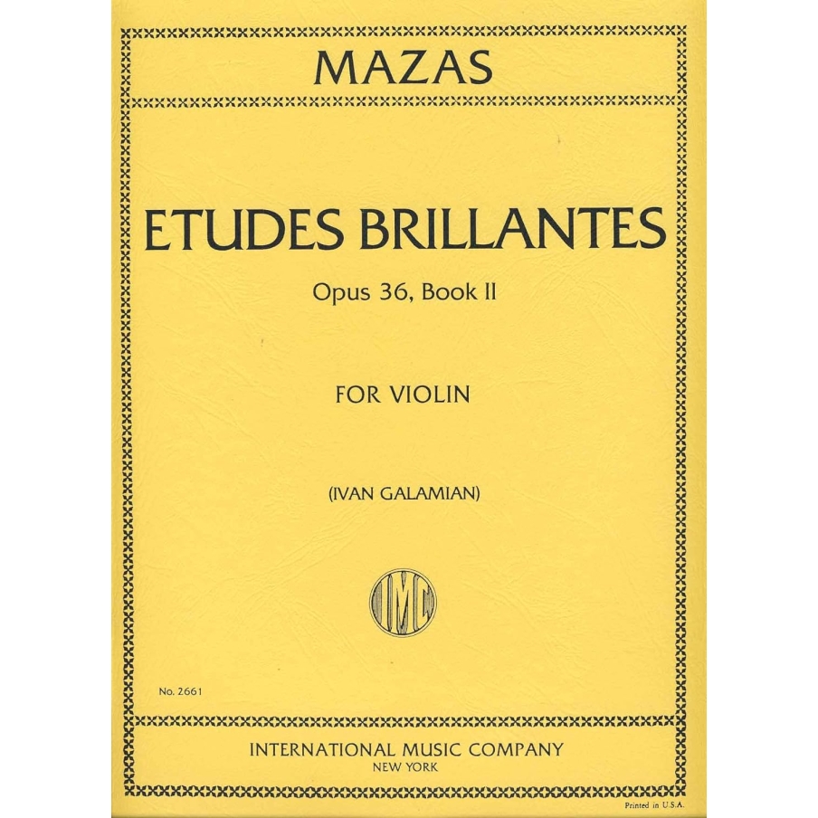 Mazas, Jacques-Féréol - Etudes Brillantes op.36/2 