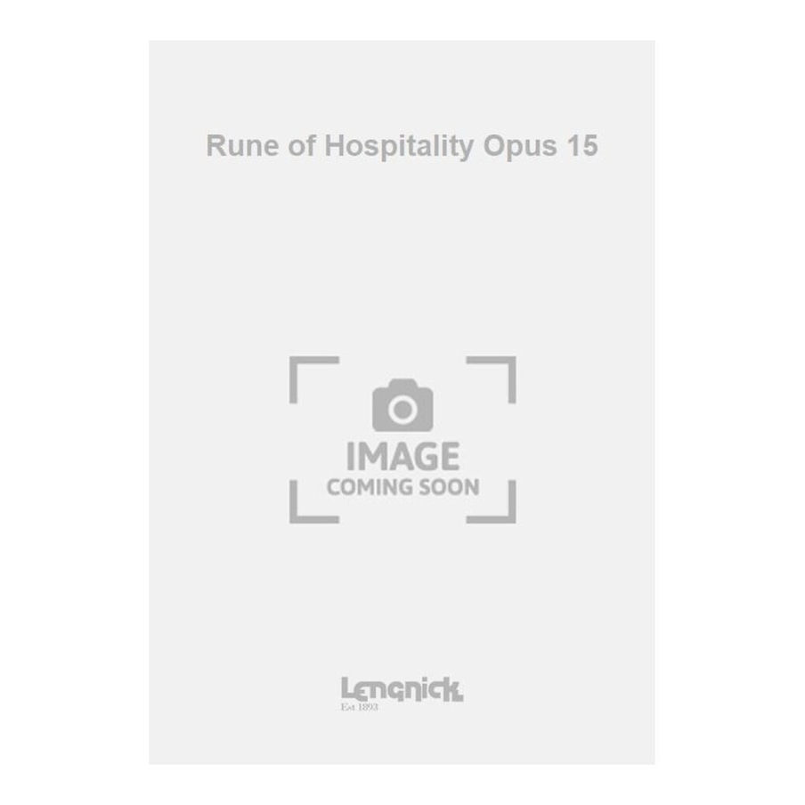 Rubbra, Edmund - Rune of Hospitality Opus 15