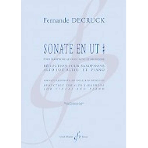 Decruck - Sonata in C# for Alto Saxophone