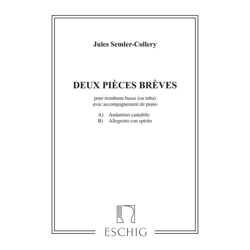 Semler-Collery, J - Deux Pieces Breves