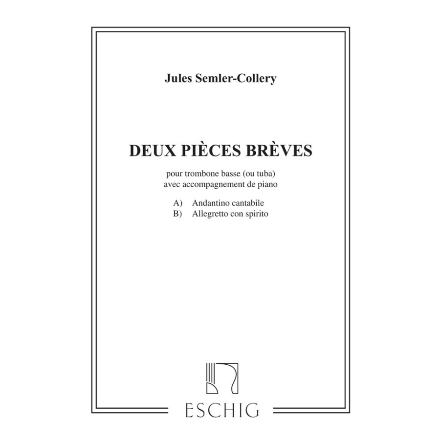 Semler-Collery, J - Deux Pieces Breves