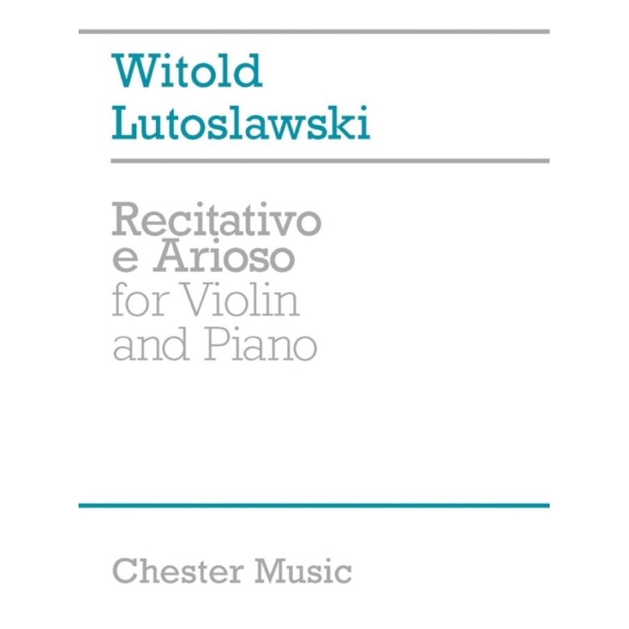 Lutoslawski, Witold - Recitativo & Arioso