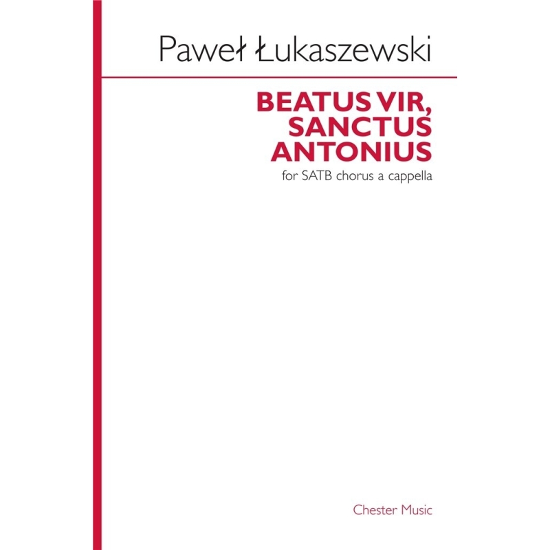 Łukaszewski, Paweł - Beatus Vir, Sanctus Antonius