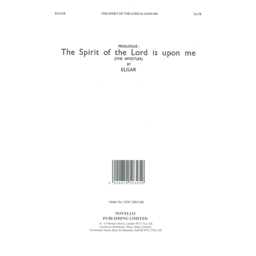 Elgar, Edward -  The Spirit Of The Lord Is Upon Me