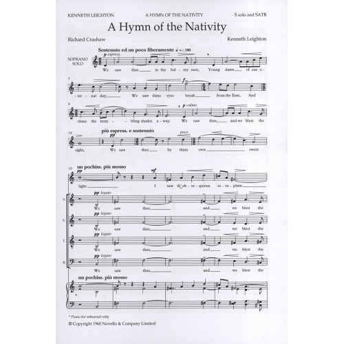 Leighton, Kenneth - A Hymn...