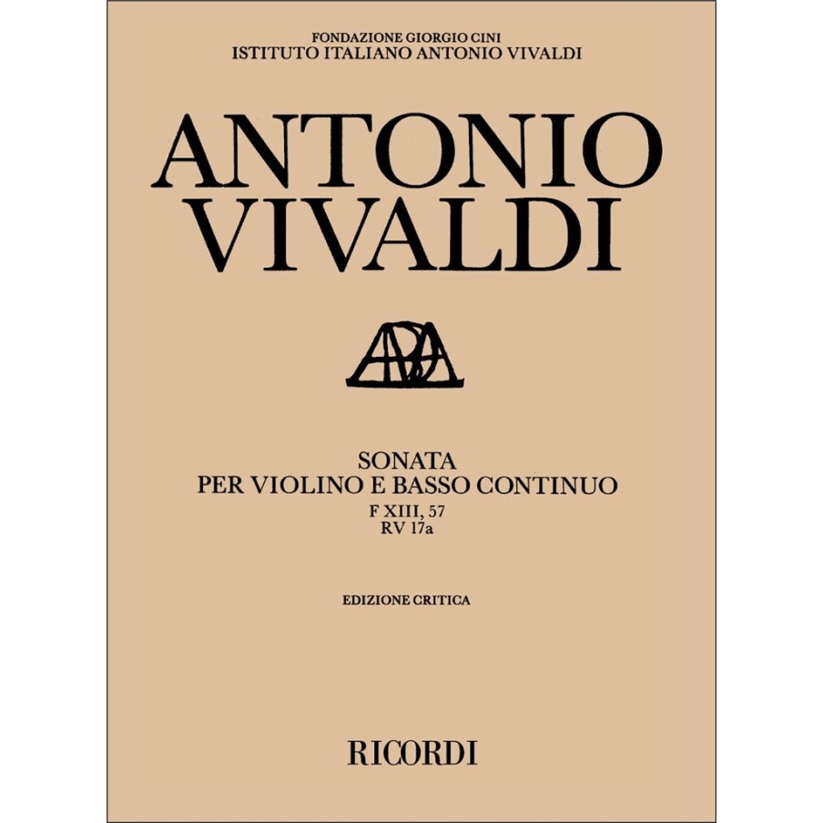 Vivaldi, Antonio - Sonata for Violin, F.XIII No. 57, RV 17a