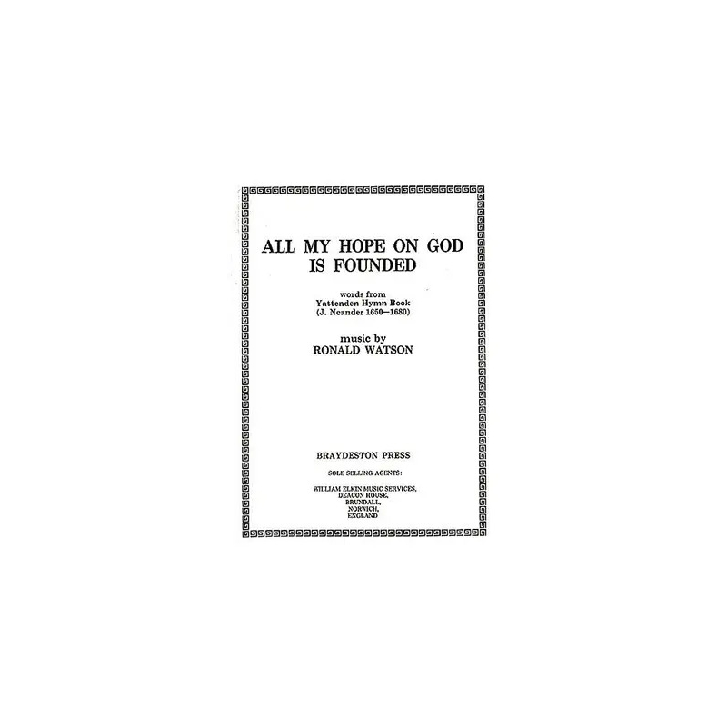 Watson, Ronald - All My Hope On God