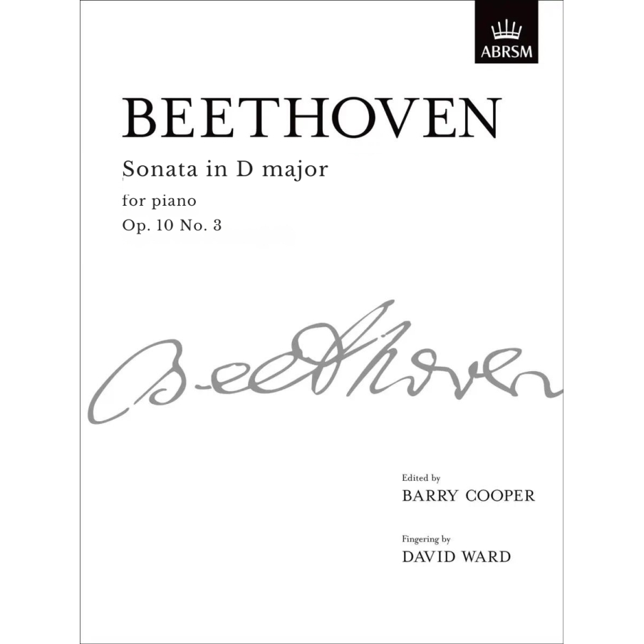 Beethoven, L.v – Piano Sonata Op. 10, No. 3 in D major