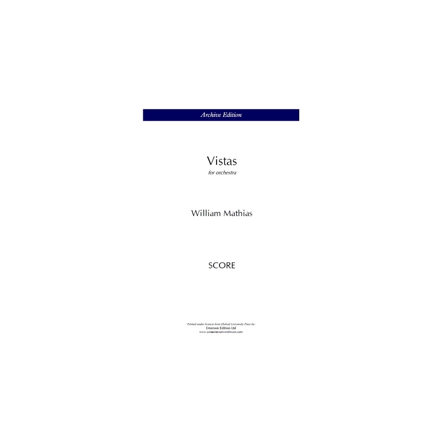 Vistas - Mathias, William