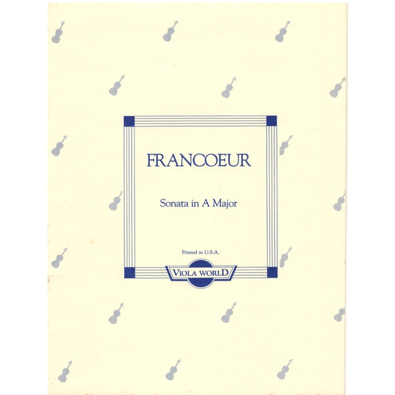 François Francoeur - Sonata In A