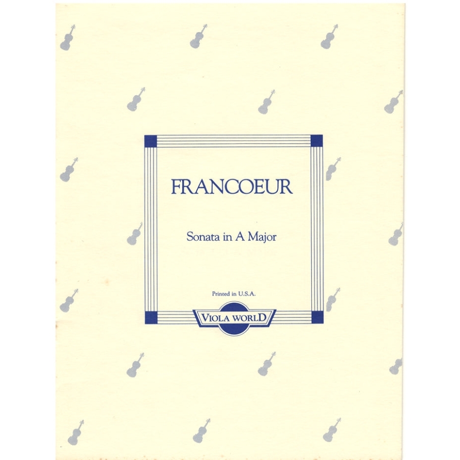 François Francoeur - Sonata In A