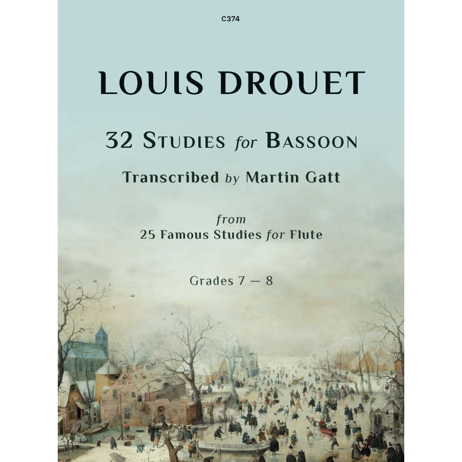 Drouet, Louis - 32 Studies arr. for Bassoon by Martin Gatt