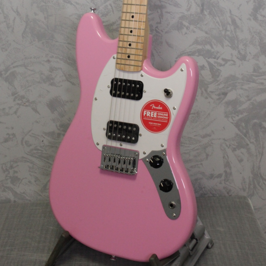 Squier Sonic Mustang HH MN Flash Pink