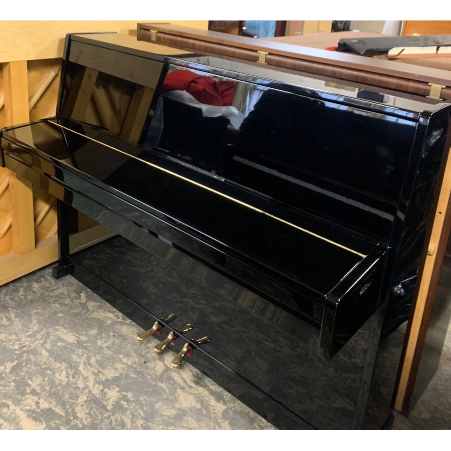 Pre Owned Rieger Kloss Upright Piano in Black Polyester