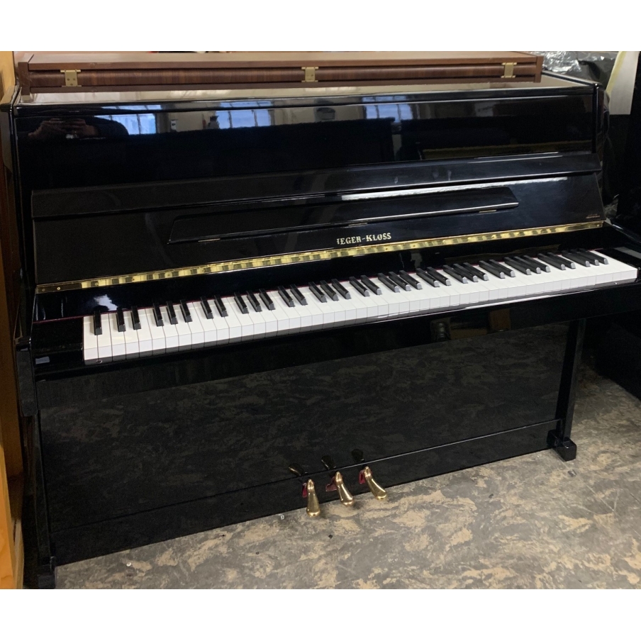 Pre-Owned Rieger-Kloss Upright Piano in Black Polyester