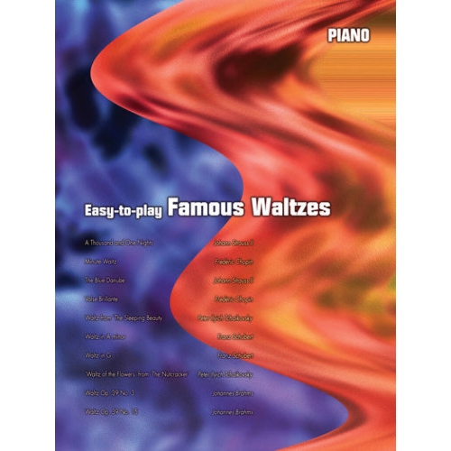 Easy-to-play Famous Waltzes