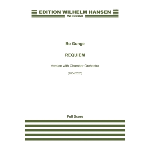 Gunge, Bo - Requiem (Full Score)