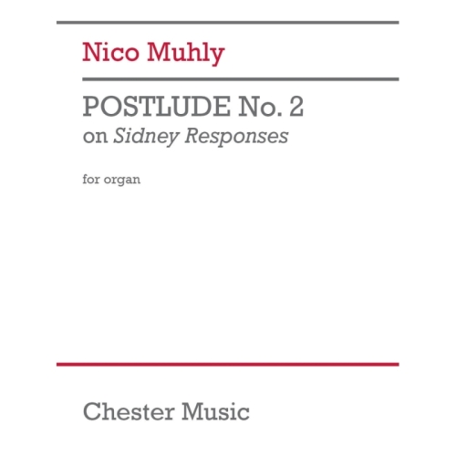 Muhly, Nico - Postlude No. 2 on Sidney Responses