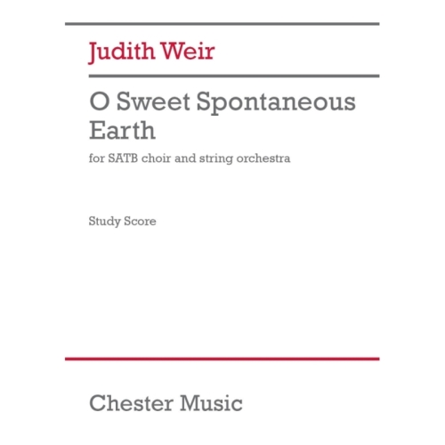 Weir, Judith - O Sweet...