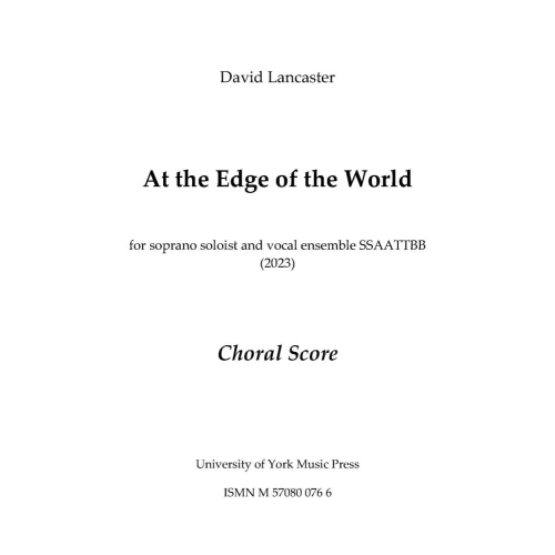 Lancaster, David - At the Edge of the World