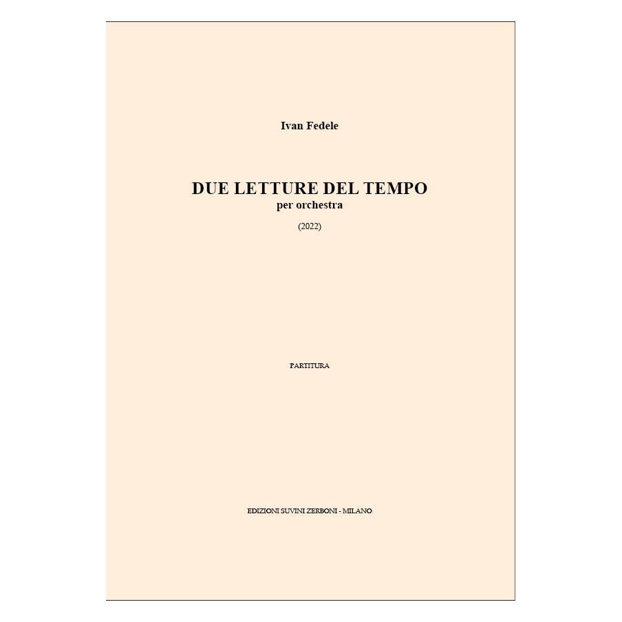 Fedele, Ivan - Due letture del tempo
