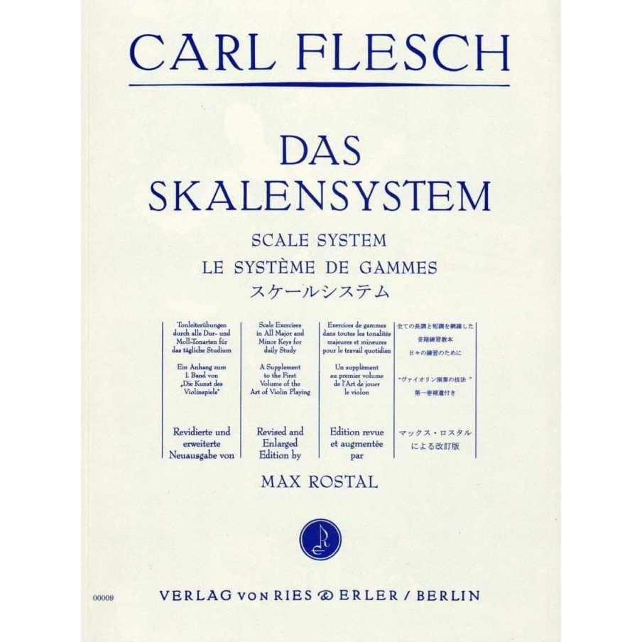 Flesch, Carl F. - Scale System for Violin 