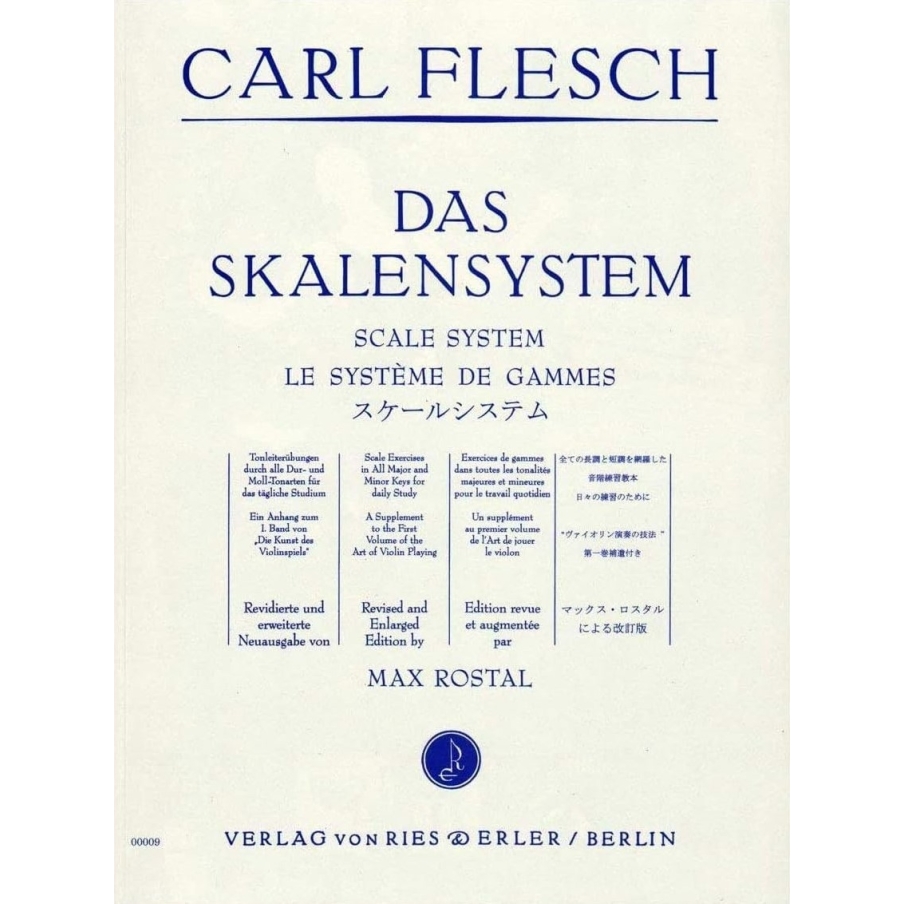 Flesch, Carl F. - Scale System for Violin