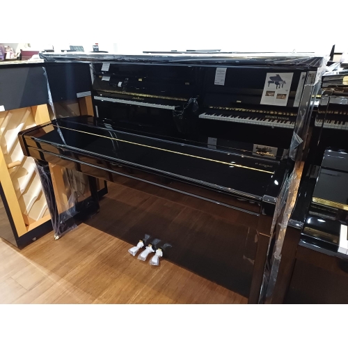 Wilhelm Schimmel W123T Superior Upright Piano in Black Polyester