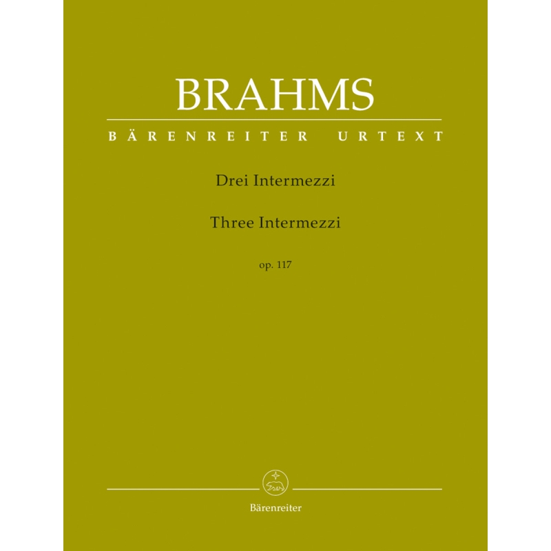 Brahms, Johannes - Three Intermezzi Op. 117
