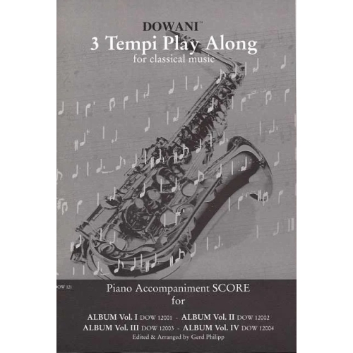 Album Vol. I, II, III & IV Piano Accompaniment (Alto Saxophone)