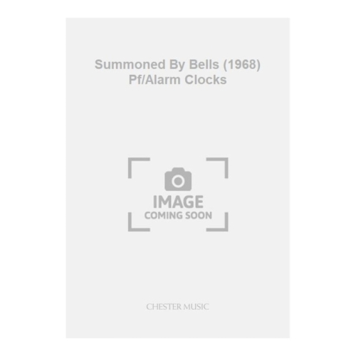 Chapple, Brian - Summoned By Bells (1968) Pf/Alarm Clocks