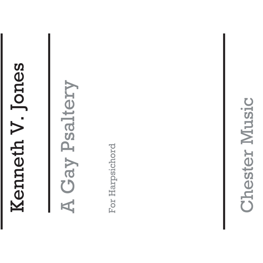 Jones, K.V. - A Gay Psaltery for Harpsichord