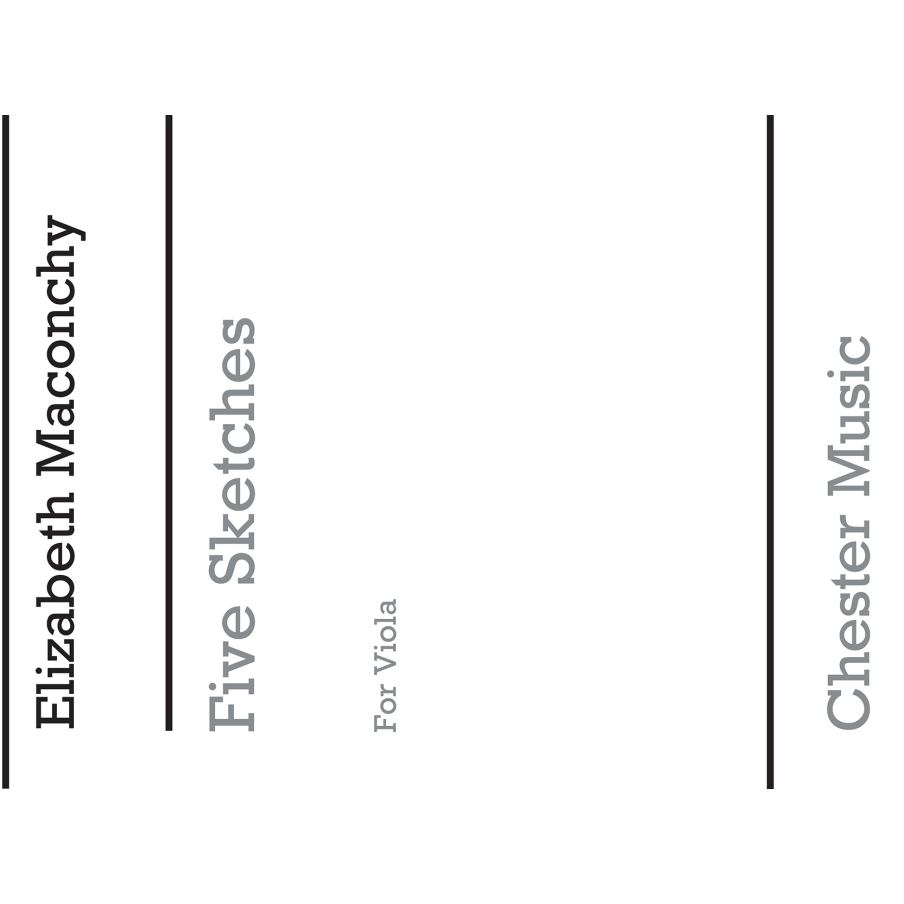 Maconchy, Elizabeth - 5 Sketches For Viola Solo