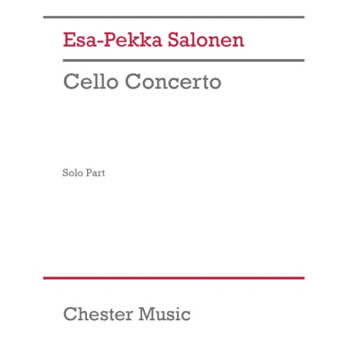 Salonen, Esa-Pekka - Cello...
