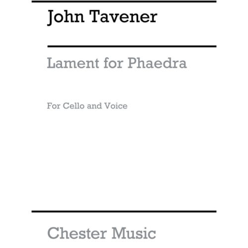 Tavener, John - Lament For...