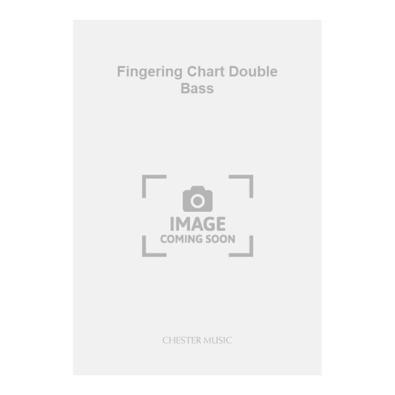 Fingering Chart Double Bass