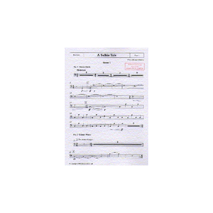 Davies, Peter Maxwell - A Selkie Tale - Bass Part