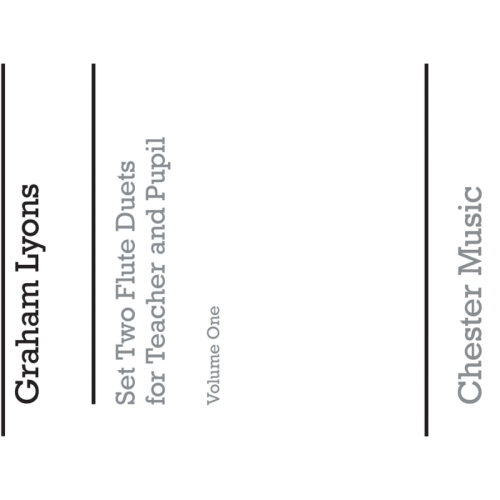 Lyons, Graham - Set Two Flute Duets For Teacher And Pupil Volume 1