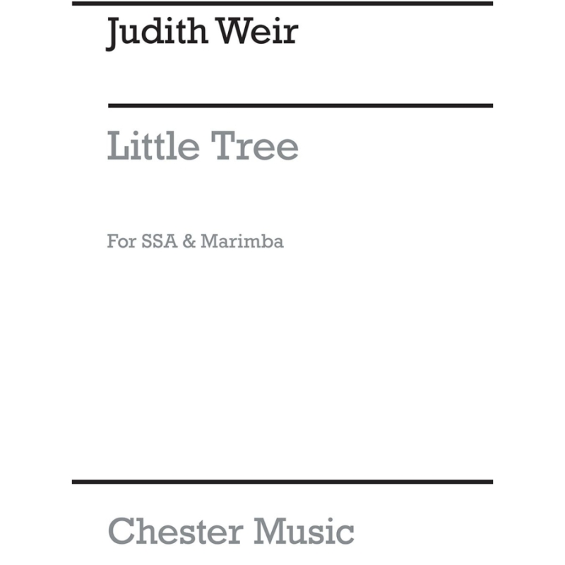 Weir, Judith - Little Tree (Marimba Solo Part)