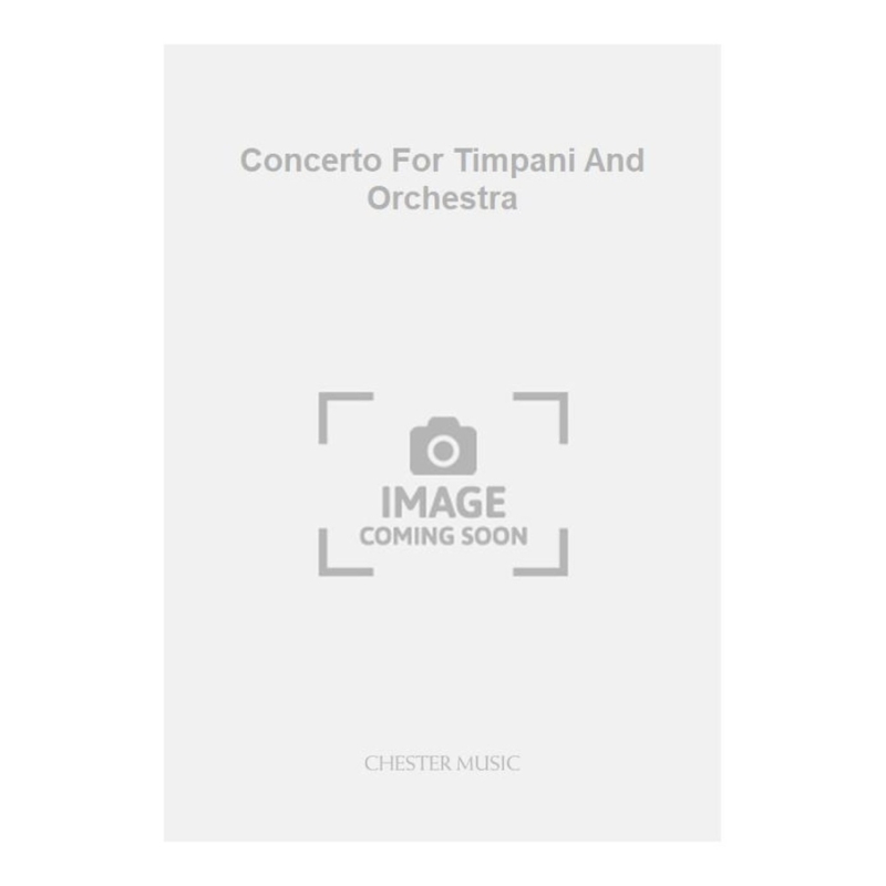 Wallin, Rolf - Concerto For Timpani And Orchestra