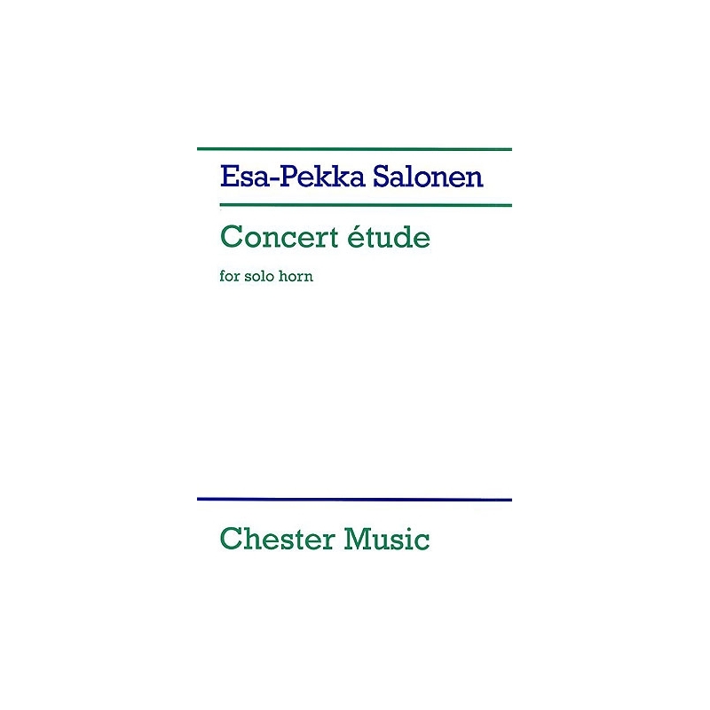 Salonen, Esa-Pekka - Concert Etude For Solo Horn