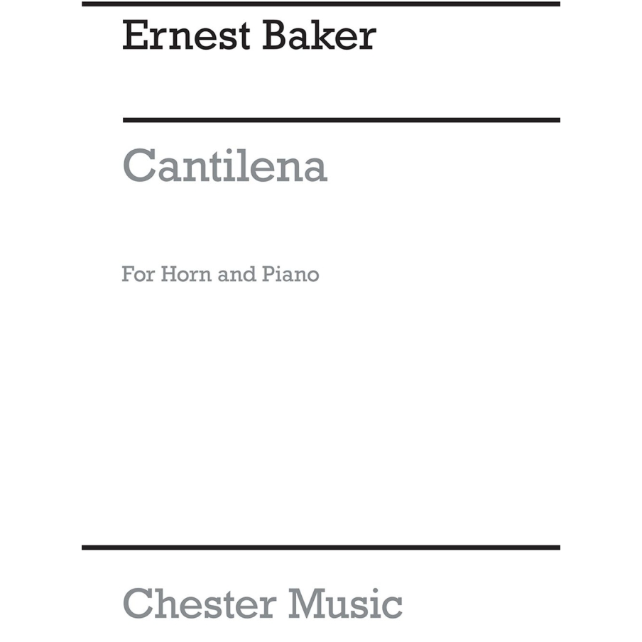 Baker, Ernest - Cantilena For Horn And Piano