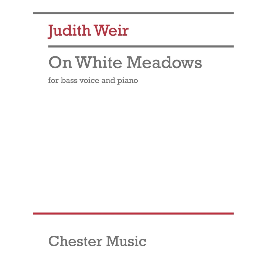 Weir, Judith - On White Meadows (Bass)