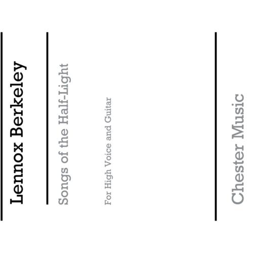 Berkeley, Lennox - Songs Of...
