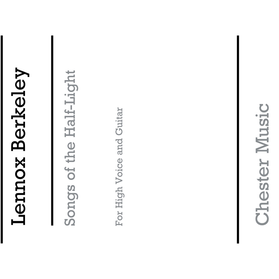 Berkeley, Lennox - Songs Of The Half-Light Op.65