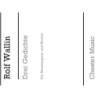 Wallin, Rolf - Drei Gedichte (Three Poems)